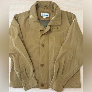 Vintage New Frontier Outdoors Jacket Brown Lightweight Utility Gorpcore Size S